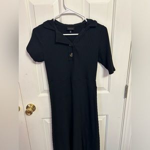 JC Penny long back short sleeve buttoned dress